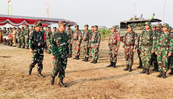Jelang Pembukaan TMMD 125 di Bojonegoro, Satgas Laksanakan Gladi Kader