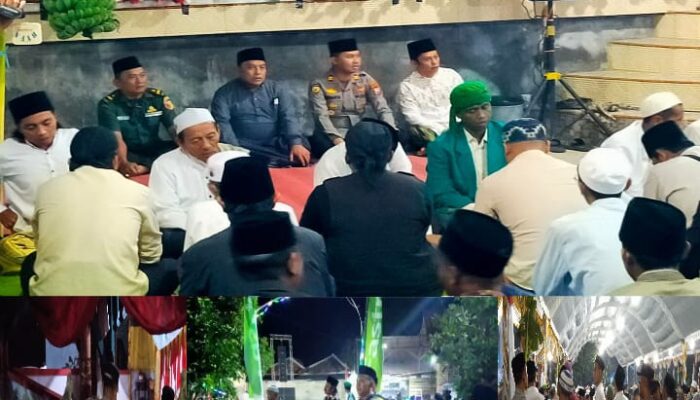 Kapolsek dan Koramil Sampang Turun Langsung Amankan Giat Masyarakat Aeng Sareh