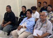 Warinussy Memberi Keterangan Terkait Percobaan Pembunuhan Terhadap Dirinya, Di Pengadilan Negeri Manokwari Kelas l A