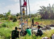Satgas TMMD 125 Bojonegoro Buatkan Sumur Bor, Air Bersih untuk Desa Soko