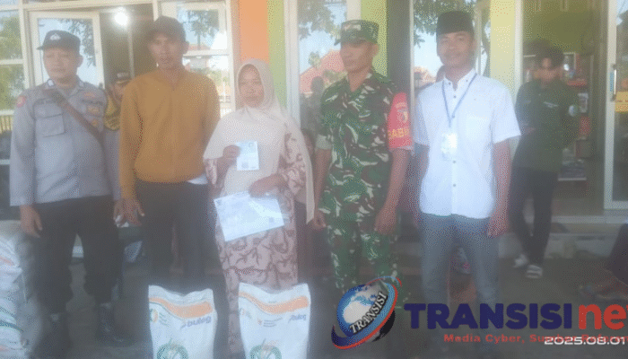 Beras Mahal, Pemerintah Desa Junok Salurkan Bantuan Pangan untuk Masyarakat