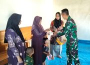 Kolaborasi Turunkan Stunting, Satgas TMMD 125 bersama Dinkes Bojonegoro Berikan Tambahan Gizi