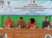 Tak Hanya Membangun, Satgas TMMD 125 dan BPBD Bojonegoro Beri Arahan Mitigasi Bencana