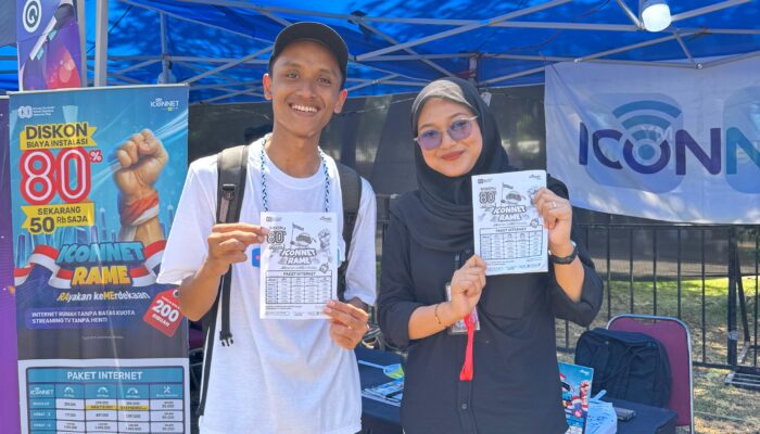 ICONNET Meriahkan GERIGI & UKM EXPO 2025 ITS Dukung Mahasiswa Baru ITS dengan Konektivitas Andal