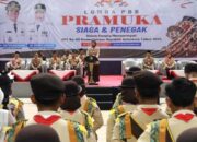 Wabup Nurul Azizah Buka Lomba PBB: Anggota Pramuka Harus Siap Siaga