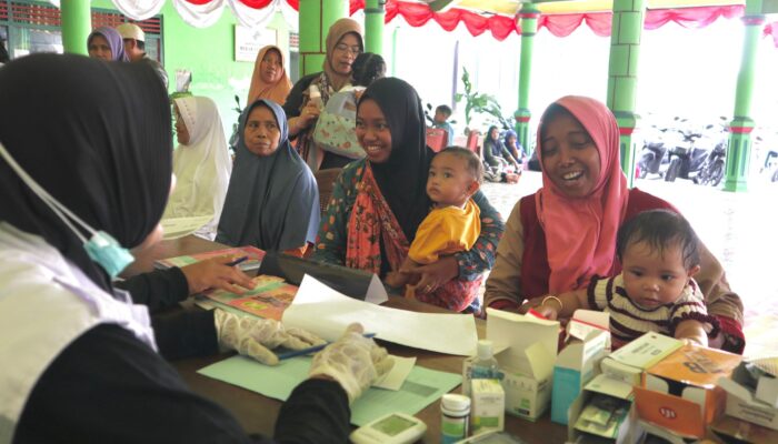 Senyum Para Ibu di Posyandu ILP Desa Sobontoro, Bisa Tau Kesehatan Buah Hati