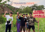 Pemuda Desa Sumuragung, Pasang Plang Peringatan Dilarang Buang Sampah Sembarangan