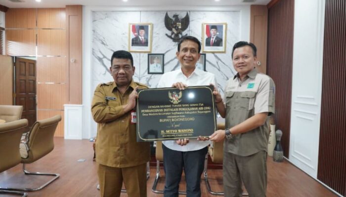 Atasi Masalah Air, Bupati Wahono Resmikan IPA Wedoro