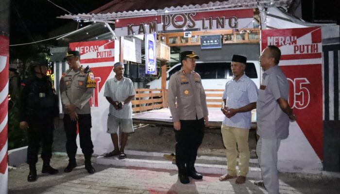Malam-malam Aparat Gabungan Keliling Bojonegoro, Ini Dia Tujuannya?? 
