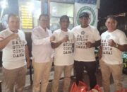 HUT- Sulut Ke 61 Tahun, Tonaas Wangko Ishak, Berkolaborasi Bersama Ormas Islam BIFI, Bagi 1000 Kota Kue dan 500 Pcs Kaos.