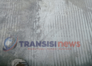 TPK Desa Kara Sampang Tidak Mengutamakan Kualitas, Rabat Beton Sudah Retak