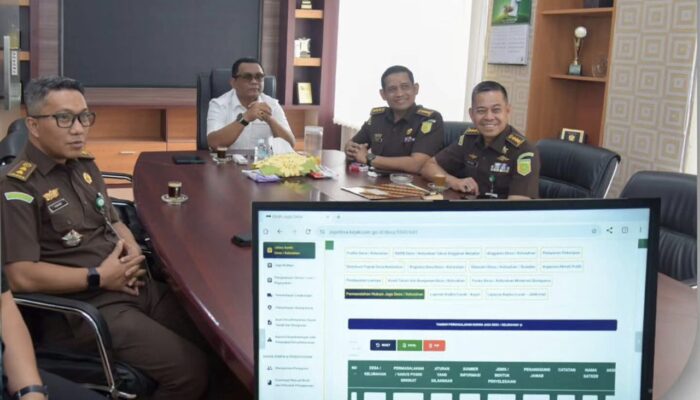 Kajati Aceh Lakukan Monitoring dan Evaluasi Penggunaan Aplikasi “Jaga Desa”