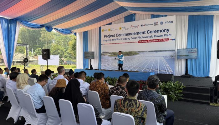 Momen Hari Kesaktian Pancasila, PLN Mulai Bangun PLTS Terapung Kapasitas 92 MWp di Waduk Saguling, Jawa Barat