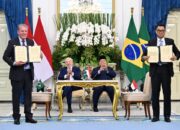 Semangat Hari Pahlawan, PLN dan J&F S.A Brasil Teken MoU di Hadapan Dua Presiden untuk Kembangkan PLTA di Indonesia