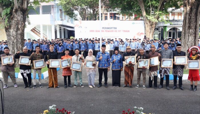 Bupati Wahono Pimpin Upacara Hari Sumpah Pemuda, Ini Amanat nya!!