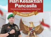 Letkol Inf Dedy Dwi Wijayanto, Mengucapkan Selamat Hari Kesaktian Pancasila