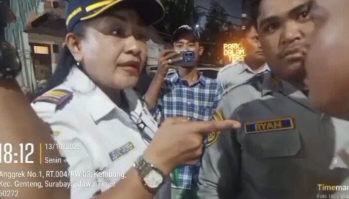 Teguran dari Masyarakat dibalas Arogansi Oknum Petugas Dishub Surabaya