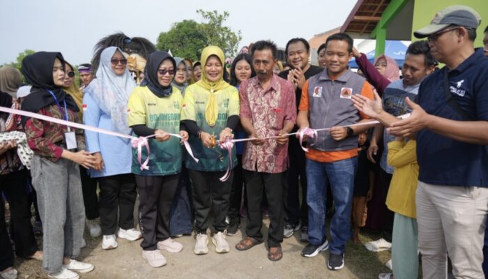 Wakil Bupati Bojonegoro Resmikan Pasar Minggonan Desa Dengok