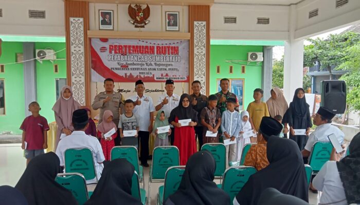 PEPABRI Sumberrejo Perkuat Solidaritas dan Peduli Anak Yatim