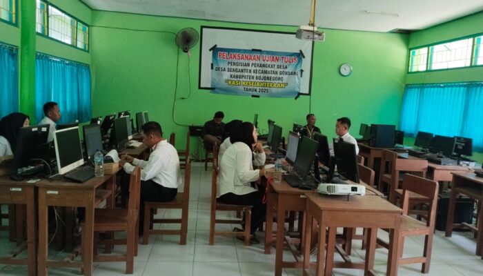 Pengisian Perangkat Desa Senganten Gondang, Berjalan Tertib dan Transparan