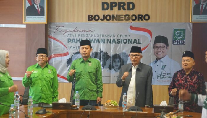 Penganugrahan Gelar 3 Pahlawan Nasional: Fraksi PKB DPRD Bojonegoro Rayakan dengan Tasyakuran