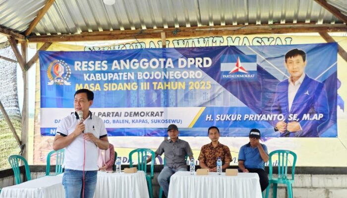 Reses Masa Sidang III DPRD Bojonegoro, Sukur Priyanto: Komitmen Perjuangkan Aspirasi Petani Sidodadi