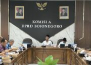 Raperda APBD 2026 Dibahas, Komisi A DPRD Bojonegoro Gelar Raker bersama Satpol PP