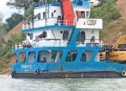 LCT Everest XL, Muat Alat Berat Dan Dump truck, Diduga Untuk Fasilita Tambang ilegal, Diketuai Keagenan Di Bitung PT Belva Mas.