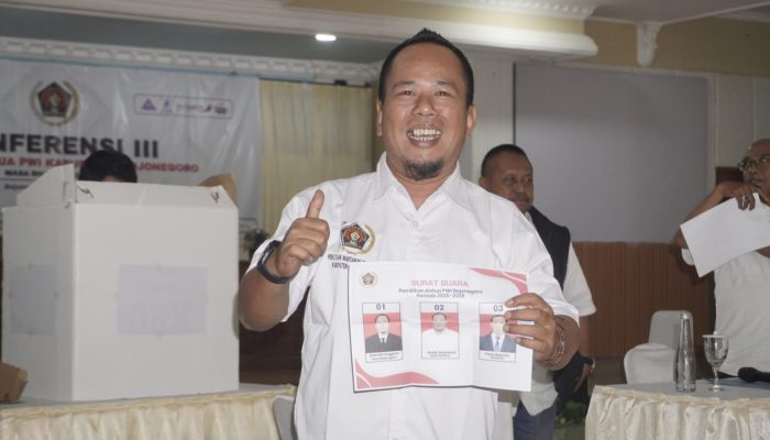 Sasmito Anggoro Terpilih Jadi Ketua Pwi Bojonegoro, Siap Hadapi Tantangan Pers Di Era Digital