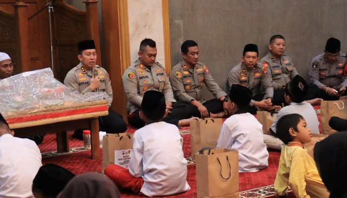 Satreskrim Bojonegoro Gelar Santunan Yatim dan Bansos, Dalam Rangka HUT Reserse ke-78