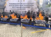 Bea Cukai Bojonegoro Musnahkan 8,3 Juta Batang Rokok Ilegal, Gagalkan Kerugian Negara Rp6,2 Miliar