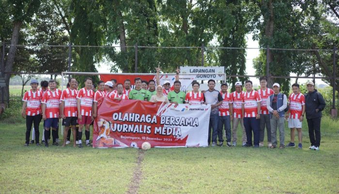Fun Football Pererat Hubungan: Jurnalis dan Pertamina EP Sukowati Jalin Sinergi Kemitraan di Lapangan Hijau
