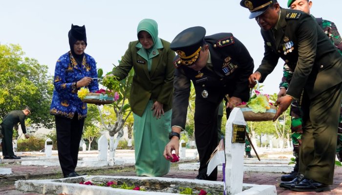 Kodim Bojonegoro Ziarah dan Tabur Bunga, Sambut Hari Juang TNI Angkatan Darat