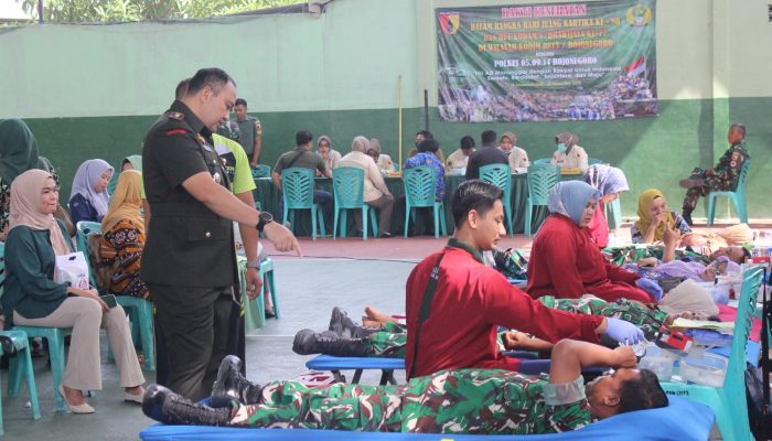 Kodim Bojonegoro Gelar Bhakti Kesehatan Gratis, Guna Sambut Hari Juang TNI AD