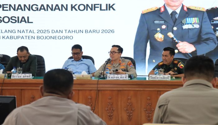 Pastikan Natal dan Tahun Baru Aman, Kapolres Bojonegoro: Stabilitas Keamanan Tak Bisa Ditunda