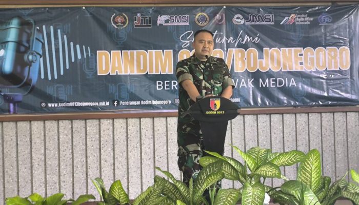 Sinergi Akhir Tahun: Kodim 0813 Bojonegoro Gelar Silahturahmi Bersama Insan Pers 