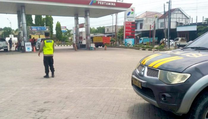 Pastikan Jalur Provinsi Lancar, Polsek Balen Sisir SPBU Antisipasi Lonjakan Kendaraan Jelang Masuk Sekolah