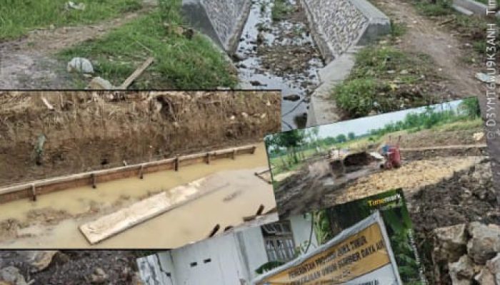 Proyek Irigasi Desa Malakah Senilai Rp320 Juta Diduga ‘Asal Jadi’, Campuran Cor Tanpa Kerikil?