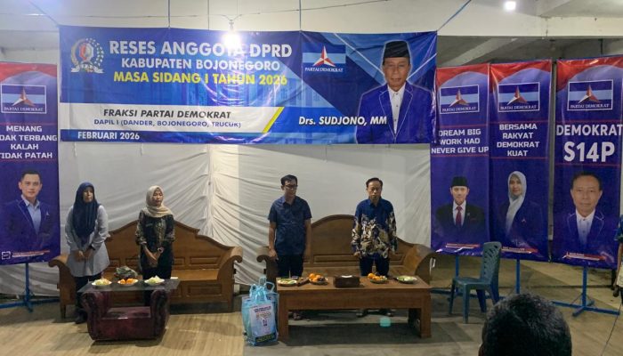 Reses DPRD Bojonegoro Fraksi Demokrat, Sudjono Paparkan Peran Strategis Komisi A Kawal Masalah Desa