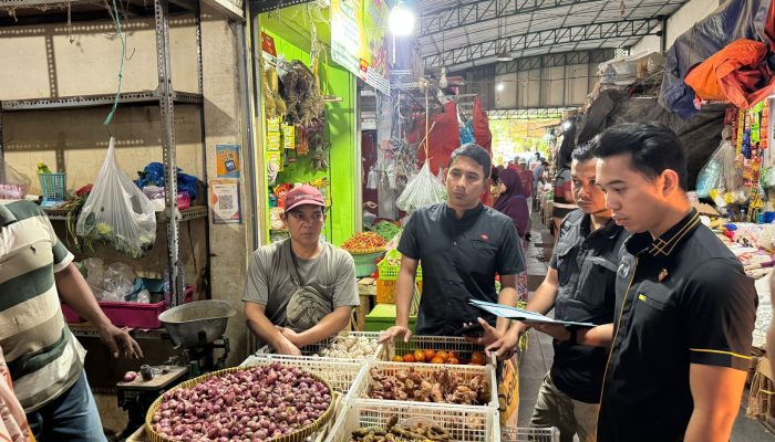 Pastikan Stok Aman Jelang Ramadhan, Satgas Pangan Polres Gresik Pantau Pasar Tradisional