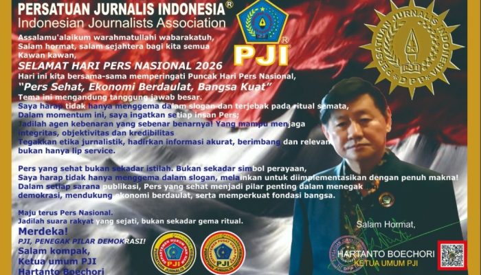 Puncak HPN 2026: PJI Serukan Pers Jadi Agen Kebenaran dan Pilar Demokrasi