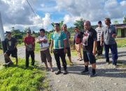 LP3BH Manokwari Warinussy Turun Langsung Di Lokasi Tanah Kampung Persiapan Moyang Distrik Prafi.