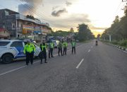 Cegah Balapan Liar dan Jaga Kekhusyukan Ibadah Polres Bitung Patroli Subuh.