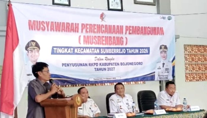 Hadir di Musrenbangcam Sumberrejo, Ahmad Suyono Tekankan Pembangunan Berbasis Kebahagiaan Masyarakat