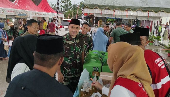 Gerakkan Ekonomi Desa, Kodim 0813 Bojonegoro Gelar Bazar Murah dan Baksos di KDKMP Pungpungan