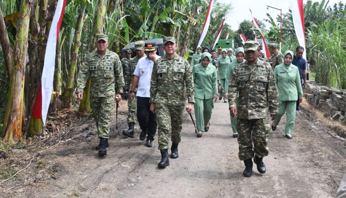 Danrem 081/DSJ Rampungkan Jembatan Perintis Garuda, Percepat Konektivitas Ekonomi di Nganjuk