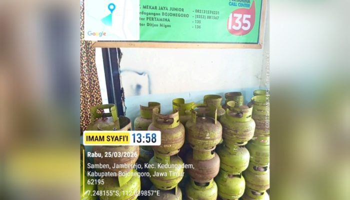 Pertamina Pastikan Stok LPG 3 Kg di Bojonegoro Aman Pasca-Lebaran 2026