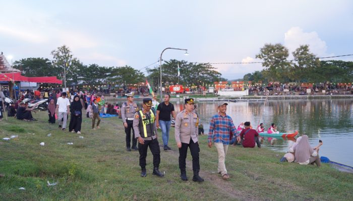 Pasca-Operasi Ketupat, Kapolres Bojonegoro Pimpin KRYD di Kawasan Wisata Waduk Sonorejo