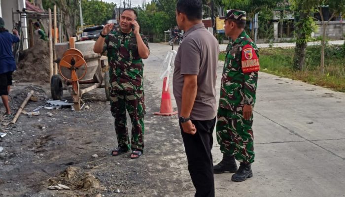 Pastikan Keamanan Bangunan, Dandim Bojonegoro Tinjau Langsung Perbaikan KDKMP di Desa Padang Trucuk