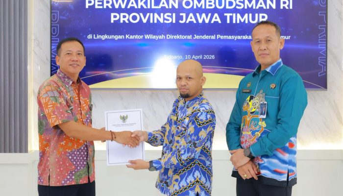 Lapas Bojonegoro Sabet Peringkat 1 Pelayanan Publik Se-Jatim Versi Ombudsman RI